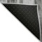 Homeroots 8' Gray And Black Round Abstract Washable Indoor Outdoor Area Rug 563606 - alternate 3