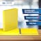 Davis Group Easyview Premium, Round Ring, Customizable, View Binder, (Yellow, 1"), PK6 8411-05-06 - alternate 2