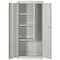 Sandusky Lee Light Duty Welded Steel Combination Cabinet, 30x18x66, Dove Gray VFC1301866-05 - alternate 1
