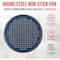 Bakken- Swiss BAKKEN Pizza Pan, Round Perforated, Nonstick Marble Coating, Dishwasher Safe, Blue BAKPIZRB1 - alternate 2