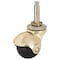 Prosource Caster, 1-5/8 in Dia Wheel, 1-5/8 in W Wheel, Black, 70 lb, Steel Housing Material JC-E02-PS - alternate 1
