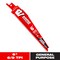Diablo Reciprocating Saw Blade, Demo Demon Amped, General Purpose, 6 in, 6/9 TPI, Carbide Tipped DS0609CGPA - alternate 4