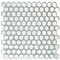 Apollo Tile Silver 10.8 in x 11.5 in Glass Glossy Floor and Wall Mosaic Tile 8.63 sqft/case, 10PK APLAHX8807A - alternate 1