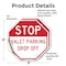 Signmission Stop Valet Parking Drop Off, 6 inch X 6 inch, Vinyl Decal, 2PK OC-D-2PACK-6-282 - alternate 2