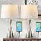 Jonathan Y Colton 26" Classic French Country Iron LED Table Lamp with USB Charging Port, Nickel, 2PK JYL4046A-SET2 - alternate 3