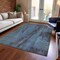 Homeroots 10' X 14' Blue And Gray Abstract Washable Indoor Outdoor Area Rug 616141 - alternate 4