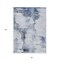 Homeroots 8' X 10' Navy Blue And Ivory Abstract Washable Indoor Outdoor Area Rug 582665 - alternate 3