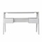 Homeroots 48" White Writing Desk With Two Drawers 402024 - alternate 2