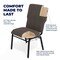 Flash Furniture Advantage Black Marble Discount Church Chair, 21" Wide EPCHT-117 - alternate 4