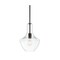 Jonathan Y Watts 10.5" 1-Light Mid-Century Modern Iron/Glass LED Pendant, Oil Rubbed Bronze/Clear JYL6400B - alternate 1