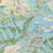 Homeroots 10' X 14' Teal Blue Olive Green And Beige Botanical Leaves Washable Indoor Outdoor Area Rug 618417 - alternate 3
