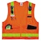 Ergodyne Safety Vest, Surveyor, Zip, PT, Cl 2, Or, L/XL 8250ZHG - alternate 4