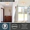 Vaxcel Riverside 2-Light Drum Flush Mount Ceiling Light, Muted Brass, Clear Ribbed Glass C0366 - alternate 3