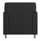 Flash Furniture HERCULES Diplomat Black LeatherSoft Chair with Clean Line-Stitched Frame and Chrome Legs BT-827-1-BK-CHR-GG - alternate 2