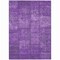 Homeroots 3' X 5' Purple Eggplant And Gray Patchwork Washable Indoor Outdoor Area Rug 581605 - alternate 3