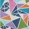Homeroots 3' X 5' Dark Blue Green And Pink Geometric Washable Indoor Outdoor Area Rug 600408 - alternate 2