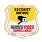 Signmission Security Notice Shield Sign This Propert, 18 inch X 18 inch, Plastic Sign, 2PK SHI-P-2PACK-18-462 - alternate 1