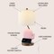 Jonathan Y Ellie 20.25" Bohemian Designer Iron/Resin Elephant LED Kids' Table Lamp w/Phone Stand and USB Chargi JYL6312B - alternate 3