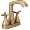 Delta Stryke Two-Handle Centerset Bathroom Faucet, 5.94 in, Lumicoat Champagne Bronze 257766-CZ-PR-MPU-DST - alternate 1