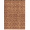 Homeroots 9' X 12' Orange And Ivory Geometric Washable Indoor Outdoor Area Rug 613576 - alternate 3