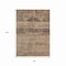 Homeroots 8' X 10' Brown And Taupe Medallion Washable Indoor Outdoor Area Rug 616109 - alternate 3