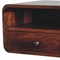 Homeroots 18" Chestnut Solid Wood One Drawer Floating Nightstand 722549 - alternate 3