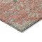 Homeroots 8' X 10' Coral Charcoal And Gray Floral Washable Indoor Outdoor Area Rug 605470 - alternate 4