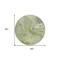Homeroots 8' Green Blue And Gray Round Abstract Washable Indoor Outdoor Area Rug 597772 - alternate 3