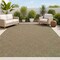 Jonathan Y Mason Smart Jute Geometric Boho Checker Weave Natural 5 ft. x 8 ft. Indoor/Outdoor Area Rug FXV201A-5 - alternate 1