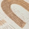 Homeroots 8' Ivory Khaki And Beige Round Geometric Washable Indoor Outdoor Area Rug 618102 - alternate 3