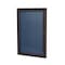 Ghent Indoor/Outdoor Enclosed Vinyl Bulletin Board, Bronze Aluminum Frame, 3'H x 2'W, 1 Door, Navy PB13624VX-195 - alternate 1
