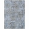 Homeroots 5' X 8' Blue And Taupe Abstract Washable Indoor Outdoor Area Rug 630526 - alternate 5