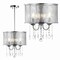 Jonathan Y Avah 13" Metal/Crystal Adjustable LED Drop Chandelier, Chrome JYL7465A - alternate 4