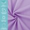 Arkwright Home Cozy Soft Polar Fleece Throw Blanket 50x60 Purple (6pk), 6PK P-FCPL-6PK-PU - alternate 3
