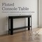 Alaterre Furniture Fluted Solid Wood Console Table 56 in Modern Entryway Table with Storage Shelf AFTBL-005 - alternate 2