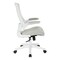 Office Star Products Ventilated Seating White Screen Back Manager's Chair, Linen Stone EM60926WH-F22 - alternate 2