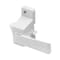 Prime-Line Storm and Screen Door Pull Lever Handle Set with Interior Latch, Strike and Screws, White K 55222 - alternate 2