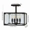 Jonathan Y Paysan 13" 4-Light Iron/Seeded Glass Rustic Farmhouse LED Flush Mount, Oil Rubbed Bronze JYL7514A - alternate 5