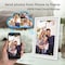 Sungale Cloud Frame- Easy PhotoShare APP, 20GB Cloud Storage, 10 Inch - White CPF1032+-WT - alternate 4