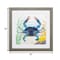 Homeroots 23" X 23" Woodtoned Frame Sea Creature Crab 365572 - alternate 2