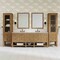James Martin Vanities Breckenridge 84" Double Vanity, Light Natural Oak w/ 3 CM Eternal Jasmine Pearl Top 330-V84-LNO-3EJP - alternate 3