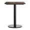 Flash Furniture 30" x 24" Tabletop, Seamless Surface Technology, Dark Brown with 18" Round Black Table Height Base ST-REC2430-WBR-TR18-GG - alternate 5