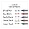Uni-Ball VISION ELITE BLX Series Hybrid Gel Pen, Stick, Bold 0.8 mm, Blue-Infused Black Ink, 4PK 67182 - alternate 3