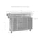 Crosley Cambridge Granite Top Full Size Kitchen Island/Cart KF30003DWH - alternate 2