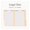 Pendaflex Manila Fastener Folders, 1/3-Cut Tab: Assorted, Expands 0.75", 2 Fasteners, Legal Size, Manila, 50PK 1007067 - alternate 4