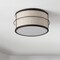 Jonathan Y Evan 14" 2-Light Rustic Farmhouse Iron LED Flush Mount, Oil Rubbed Bronze JYL1313A - alternate 4