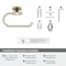 Amerock Appoint Golden Champagne Traditional Single Post Toilet Paper Holder BH36071BBZ - alternate 2