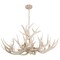Jonathan Y Eldora 36" 8-Light Rustic Farmhouse Adjustable Resin Antler LED Chandelier, Beige JYL6319B - alternate 1