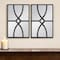 Homeroots Set of Two Black Wood Framed Accent Mirror, 2PK 485039 - alternate 3