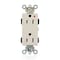 Leviton Straight Blade Receptacle, 5-15R, 15 A, 125V AC, Flush Mount, Isolated Ground M1626-IGT - alternate 1